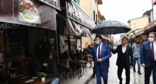 Kayhan Çarşısı esnaf ziyareti