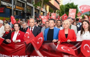 Osmangazi’de 19 Mayıs ruhu gençlerle yükseldi