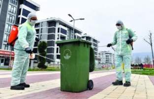 Osmangazi'de 200 Bin Konteyner İlaçlanıyor