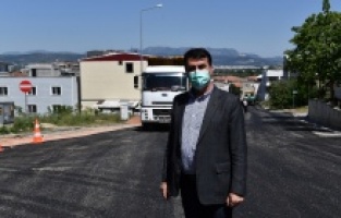 Osmangazi’de boş kalan yollar asfaltlanıyor