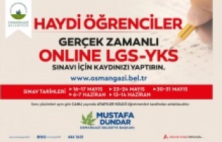 Online sınava rekor katılım