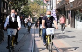 Bursa’da paylaşımlı bisiklet dönemi
