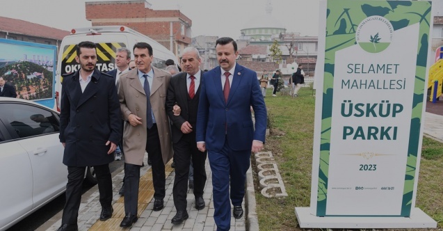 Başkan Dündar ilçenin her yerini parklarla donatıyor