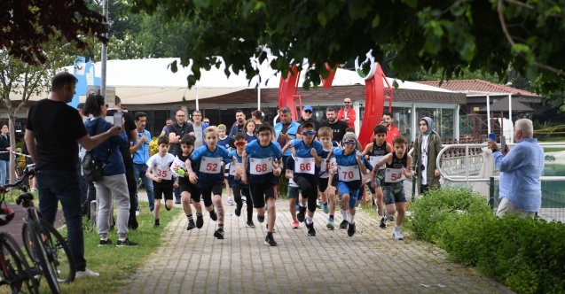 Genç sporcuların duatlon heyecanı