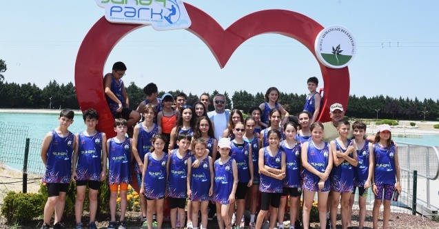 Osmangazi’de Triathle yarışları nefes kesti