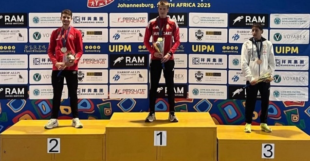 Osmangazili milli pentatlet Arda Meriç’ten dünya ikinciliği